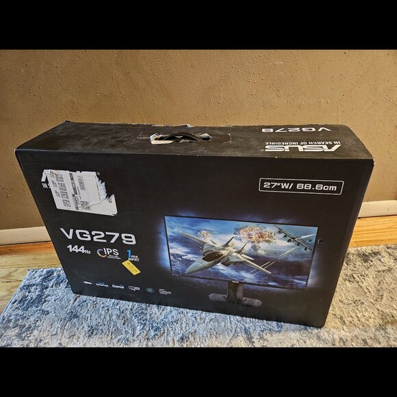 ASUS VG279Q 27" Full HD 1080p IPS 144Hz 1ms (MPRT) DP HDMI DVI Gaming Monitor - Picture 1 of 4